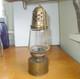 1880s ORIGINAL BRASS HURRICANE SKATER'S LANTERN WITH BRASS HANGER CHAIN NICE