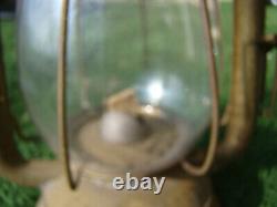 1900 Vintage Dietz Junior Cold Blast Brass Lantern USA Lighting Collectible