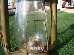 1900 Vintage Dietz Junior Cold Blast Brass Lantern USA Lighting Collectible