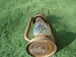 1900 Vintage Dietz Junior Cold Blast Brass Lantern USA Lighting Collectible