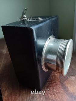 1913 Bulls Eye Lantern ANTIQUE Flashlight Rare Find With Original Battery