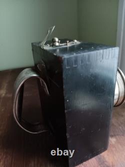 1913 Bulls Eye Lantern ANTIQUE Flashlight Rare Find With Original Battery