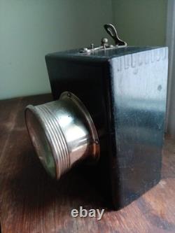 1913 Bulls Eye Lantern ANTIQUE Flashlight Rare Find With Original Battery