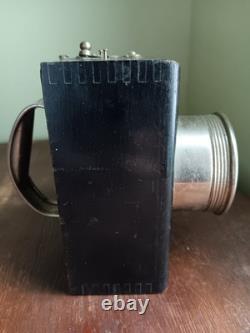 1913 Bulls Eye Lantern ANTIQUE Flashlight Rare Find With Original Battery