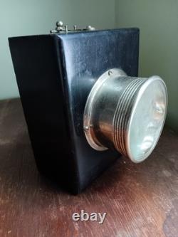 1913 Bulls Eye Lantern ANTIQUE Flashlight Rare Find With Original Battery