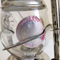 1920s Vintage Feuerhand Nr. 270 Lantern Unused Original Glass Globe Label Germany