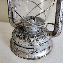 1930 Vintage Feuerhand Nr. 260 Hurricane Lantern Germany Original Glass Globe L18