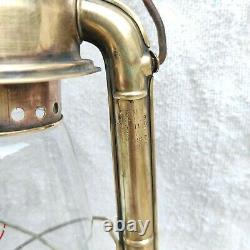 1930s Vintage Dietz Junior Cold Blast Brass Lantern USA Lighting Collectible Old