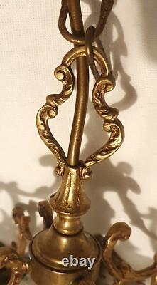 1940s Vintage French Lantern L60cm x W17cm xD17cm