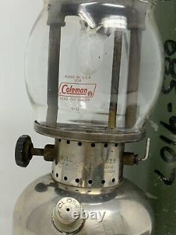 1941 Coleman Lantern Model 242B With Handy Pail No. 36 VG Condition Chrome Base