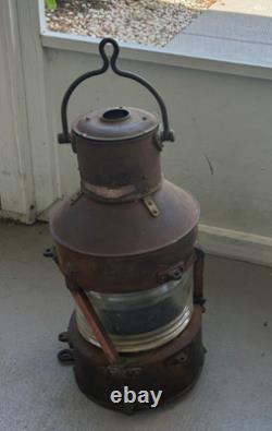 1945 Anchor Patt 22ships Lantern Best & Lloyd Ltd Royal Navy WWII Maritime OLD