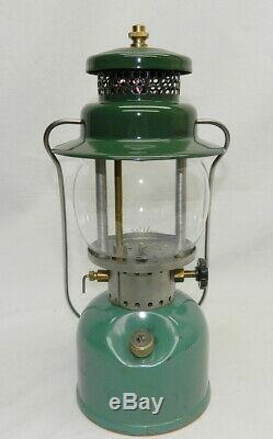 1946 COLEMAN 242B SPORT-LITE gas LANTERN LAMP w Green Logo GLOBE T66 Generator