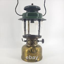 1947 COLEMAN Empire 237 LANTERN Canada Green and Brass 1/47