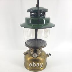 1947 COLEMAN Empire 237 LANTERN Canada Green and Brass 1/47