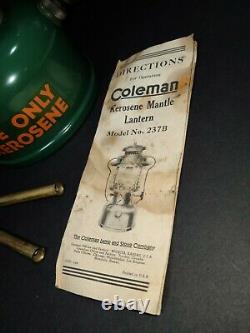 1947 Coleman 237B Kerosene Lantern marked 4 7, RARE LANTERN IN VGC! CLEAN