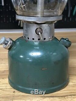 1951 Vintage Coleman 200A Red Green CHRISTMAS Lantern 11-51
