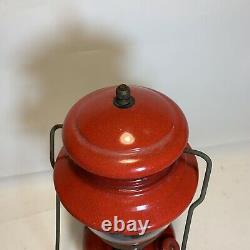 1958 Red Coleman 200A Single Mantle Gas Lantern 4/58