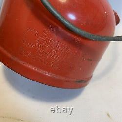 1958 Red Coleman 200A Single Mantle Gas Lantern 4/58