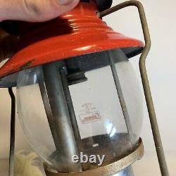 1958 Red Coleman 200A Single Mantle Gas Lantern 4/58