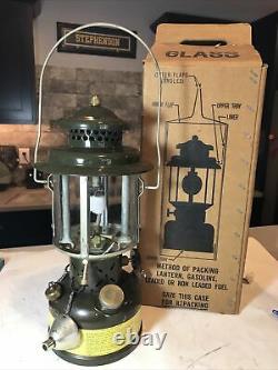 1967 Vintage U. S. Military (Milspec) Lantern by AFM Quad Glass Coleman