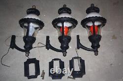 1 Vintage Hadco Yorktowne Porch Sconce Electric Gas Light Style Lantern