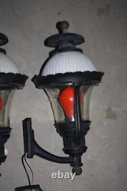 1 Vintage Hadco Yorktowne Porch Sconce Electric Gas Light Style Lantern