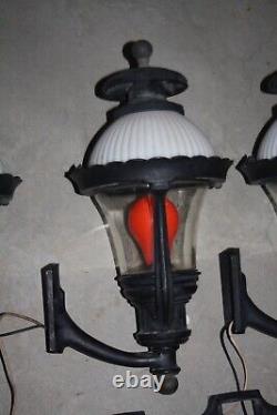 1 Vintage Hadco Yorktowne Porch Sconce Electric Gas Light Style Lantern