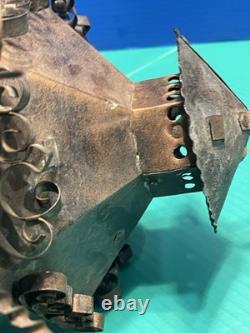 20th Century Spanish Revival hanging lanterns ornate design ornate lanterns pair