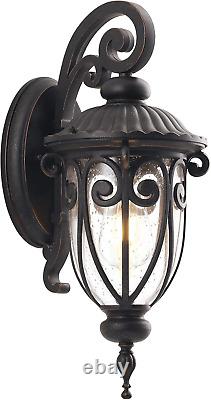23 Inch Large Porch Light Outdoor Wall Lights for Patio, Antique Bronze Exterior