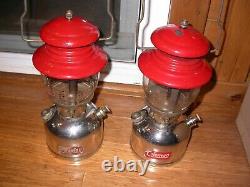 2 Vintage Coleman 200 Lanterns very nice