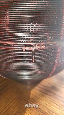 3 Authentic Chinese Nesting Wire Lanterns Qing Dynasty Vintage