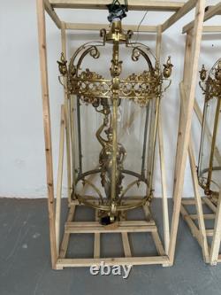 4ft Tall, Pair Of, French liberty Antique Lanterns (x8 Available)