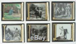 63 Magic Lantern Slides The Story of Christ Glass Projection Vintage Antique