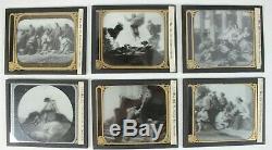 63 Magic Lantern Slides The Story of Christ Glass Projection Vintage Antique