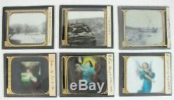 63 Magic Lantern Slides The Story of Christ Glass Projection Vintage Antique