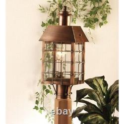 711p Sudbury Series Post Copper Lantern