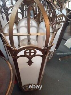 7 Vintage Church Lantern Chandelier Lamp Working