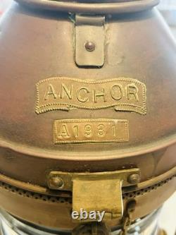 ANCHOR A1931 Authentic Antique Mariner Lantern WORKS! Excellent, Heavy, Genuine