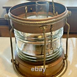 ANCHOR A1931 Authentic Antique Mariner Lantern WORKS! Excellent, Heavy, Genuine