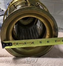 ANTIQUE 15in. Heavy Brass, Masthead, Nautical SHIP LANTERN! (Nice)