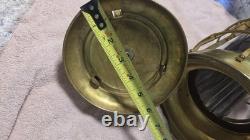 ANTIQUE 15in. Heavy Brass, Masthead, Nautical SHIP LANTERN! (Nice)