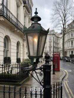 ANTIQUE 1900s LONDON STREET GAS LAMP LANTERN (From Actual London Street)30