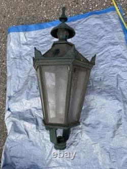 ANTIQUE 1900s LONDON STREET LAMP LANTERN (From Actual London Street)30