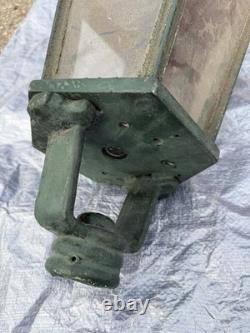 ANTIQUE 1900s LONDON STREET LAMP LANTERN (From Actual London Street)30