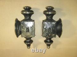 ANTIQUE EARLY 1890's VERY ORNATE CARRIAGE, BUGGY, HEARST, AUTO OIL LANTERNS