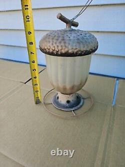 ANTIQUE VINTAGE Very Old Rare BIRD FEEDER Accorn Lantern See Pics Trl7