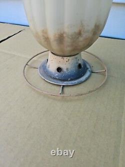 ANTIQUE VINTAGE Very Old Rare BIRD FEEDER Accorn Lantern See Pics Trl7