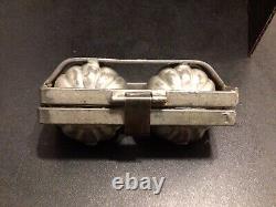 ANTIQUE Vintage HALLOWEEN CHOCOLATE MOLD JACK-O-LANTERN 2 Pumpkin Mold