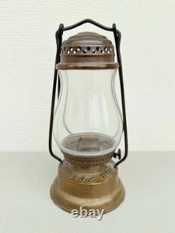 ANTIQUE c1876 DIETZ BOY KEROSENE BRASS SKATER'S LAMP LANTERN