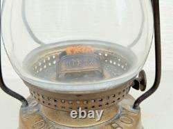ANTIQUE c1876 DIETZ BOY KEROSENE BRASS SKATER'S LAMP LANTERN
